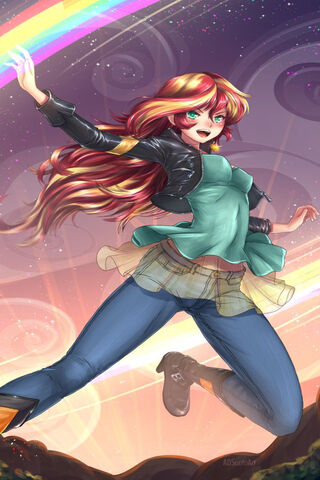 Chasing Rainbows: The Journey of Sunset Shimmer 🌈✨