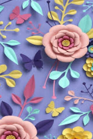 Springy Blooms: A Floral Delight 🌸🦋