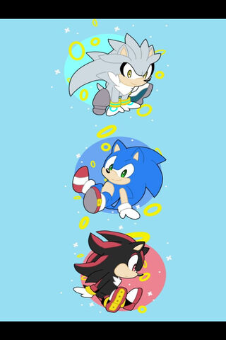 Speedsters Unite: Sonic, Shadow, and Silver! 🚀✨
