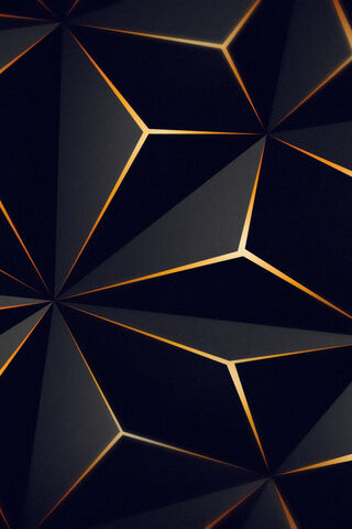 Geometric Glow: The Triangle Tapestry