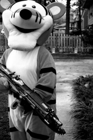 Tigger Trigger: A Wild Twist on a Classic Character! 🐯🔫