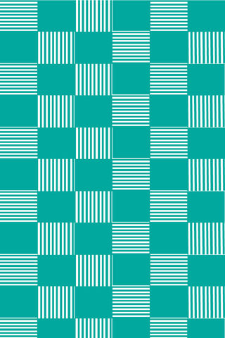 Teal Dreams: A Playful Pattern