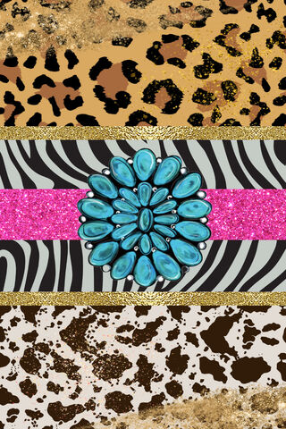 Turquoise Glam: A Wild Fusion