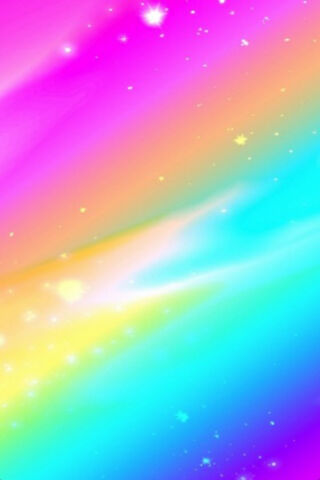 Wavy Glitter Rainbow