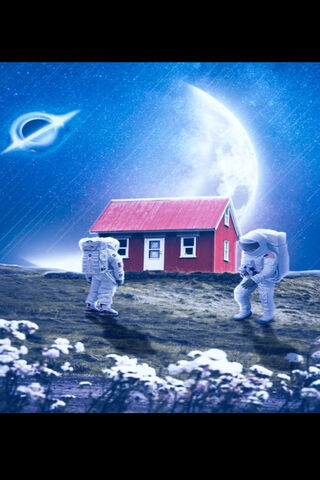 Cosmic Retreat: The Astronauts' Hideaway 🌌🏠