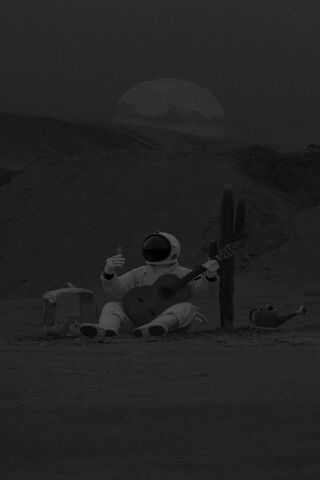 Melancholy in Space: The Astronaut's Lament 🎸🌌