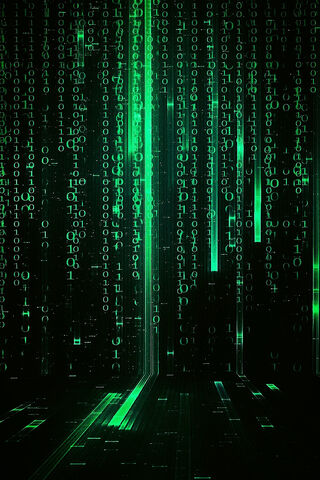 Digital Rain: The Language of Machines 🌐💻