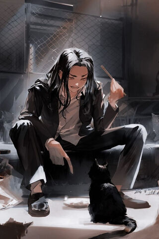 Baji's Midnight Encounter 🐾✨