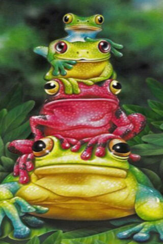 Frog-tastic Tower of Joy! 🐸✨