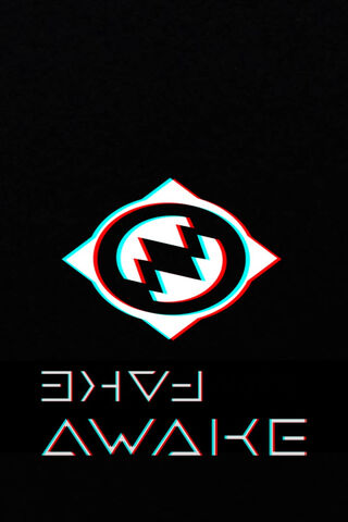 Awakening the Illusion: The FakeAwake Logo