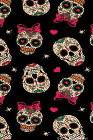 Colorful Love: He N She Sugar Skulls