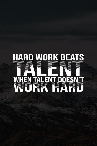 Hard Work Vs Talent