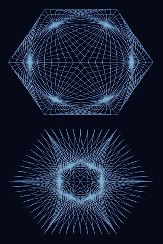 Interwoven Geometry: The Blue Cubic Webs