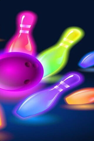 Neon Bowling Bliss 🎳✨