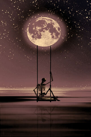 Eternal Swing Under the Moonlight 🌙💀