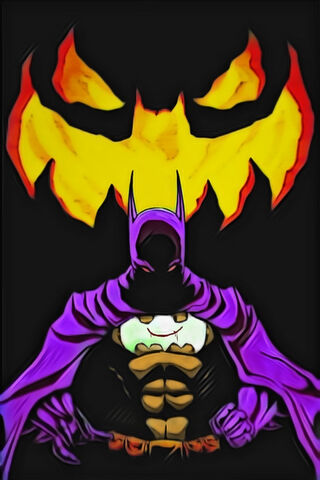The Dark Knight's Halloween Transformation 🎃🦇