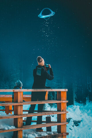 Celestial Wonders: A Dance of Day and Night 🌌✨