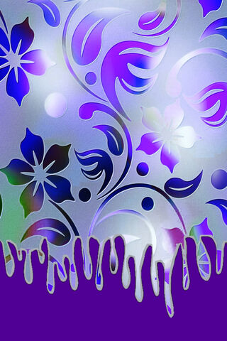 Whimsical Floral Drip Delight 🌸💧