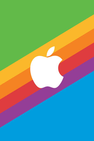 Colorful Legacy: The Apple Rainbow