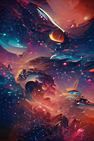 Cosmic Dreams: A Journey Through Abstracto