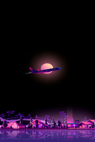 Dreamy Skies Over My Hometown 🌌✈️
