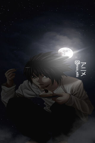 Mystery in the Moonlight: L's Enigmatic Snack Time 🌙🍜