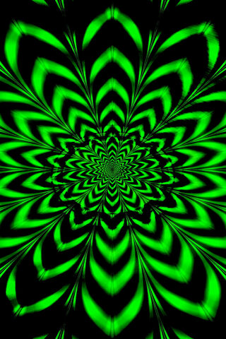 Emerald Whirl: A Journey Through the Green Illusion 🌿✨