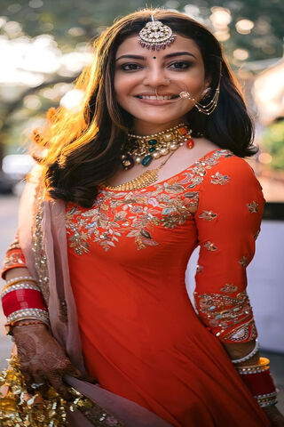 Radiant Elegance: Kajal Agarwal in Traditional Splendor ✨