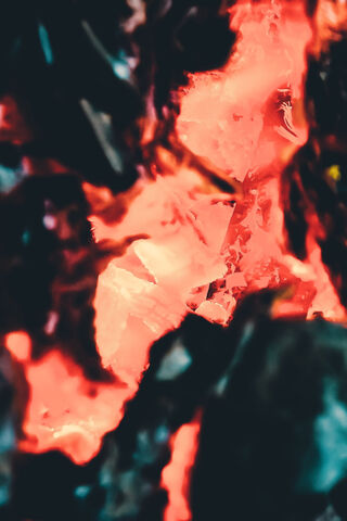 Fiery Glow: The Heart of Orange Ember 🔥