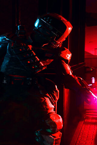 Spectral Guardian: A Glimpse into the Shadows 🌌🔴