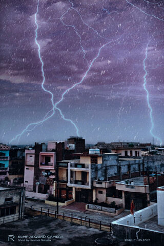 Stormy Skies Over India: Nature's Fury Unleashed 🌩️