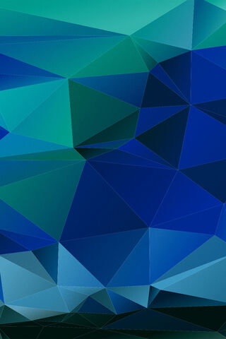 3D Blue Polygon