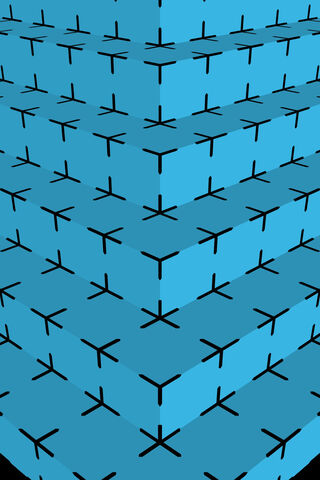 Aqua-Black Geometry: A Step into Style