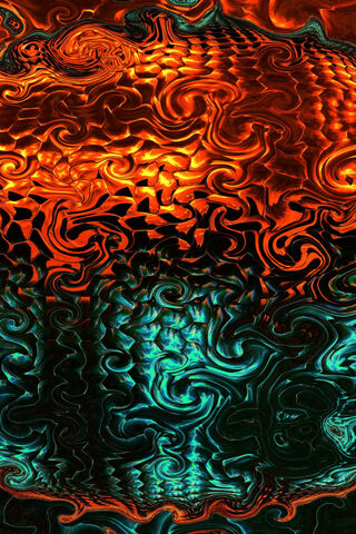 Fiery Waves of Imagination 🌊🔥