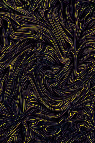 Waves of Color: A Dance of Abstract Lines