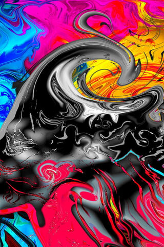 Vibrant Whirlwind of Colors 🌈✨