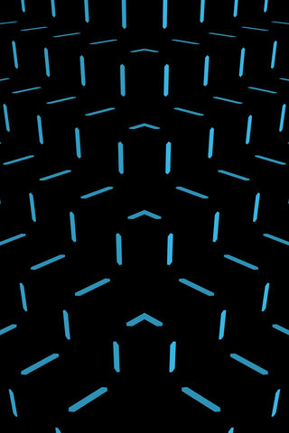 Neon Pathways: The Black-Aqua Journey