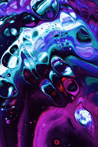 Mystical Ocean of Blue Bubbles 🌊✨