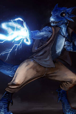 Electric Fury: The Blue Dragonborn