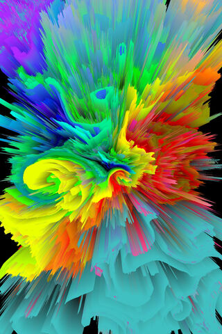 Explosive Colors: The Burst of Creativity 🌈💥