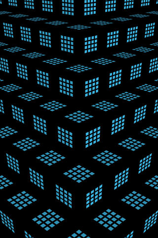 Mystical Aqua Cubes: A Journey Through Depths