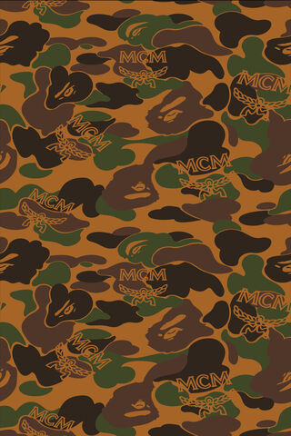 Bape MCM Pattern