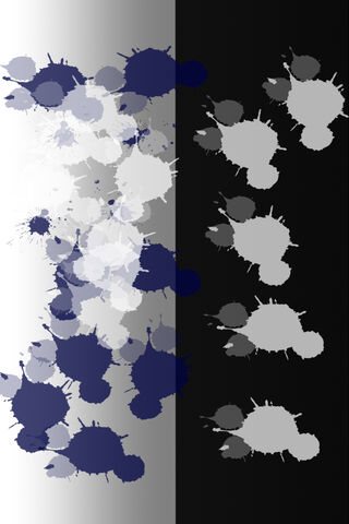 Monochrome Splatter: A Dance of Shadows and Light