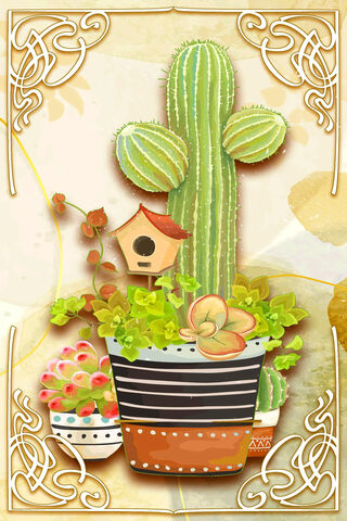 Desert Charm: The Cactus Antiguo 🌵✨