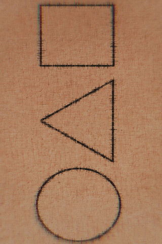 Shapes of Elegance: The Dark Gold Canvas