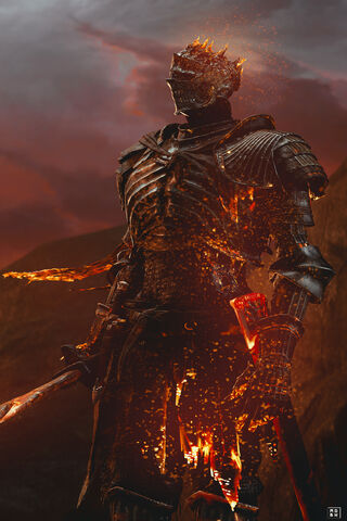 The Ashen Knight: Guardian of the Abyss