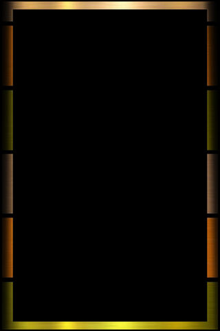 Golden Elegance: The Edge Pattern Frame