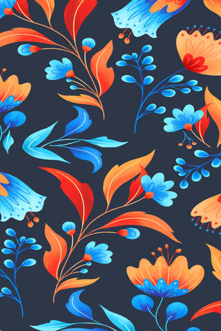 Floral Pattern 4K