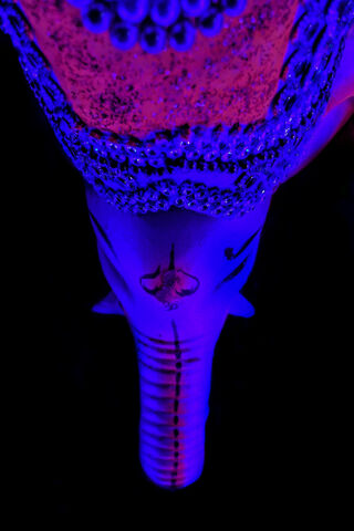 Vibrant Ganesha: A Cosmic Glow 🌌✨