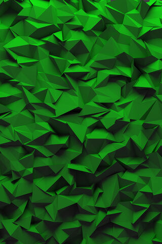 Emerald Geometry: A Tangle of Triangles 🌿✨